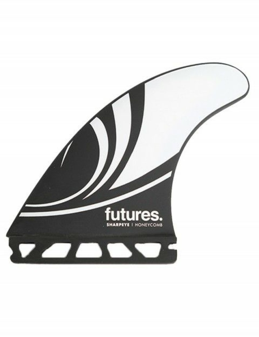 Online * Low Price Futures Sharp Eye Honeycomb Tri Fins Medium Black/White