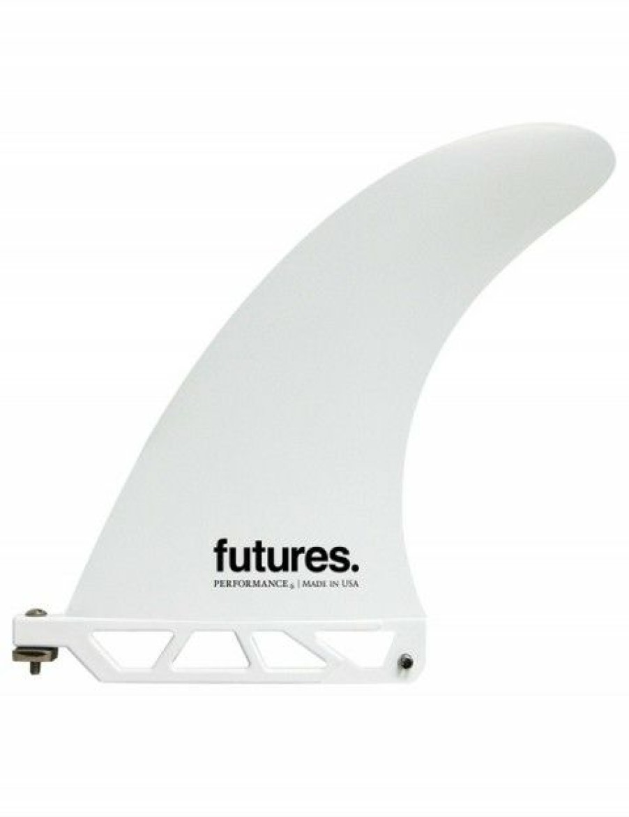 New * Bargain Sale Futures Performance Thermotech 6.0 Longboard Fin White