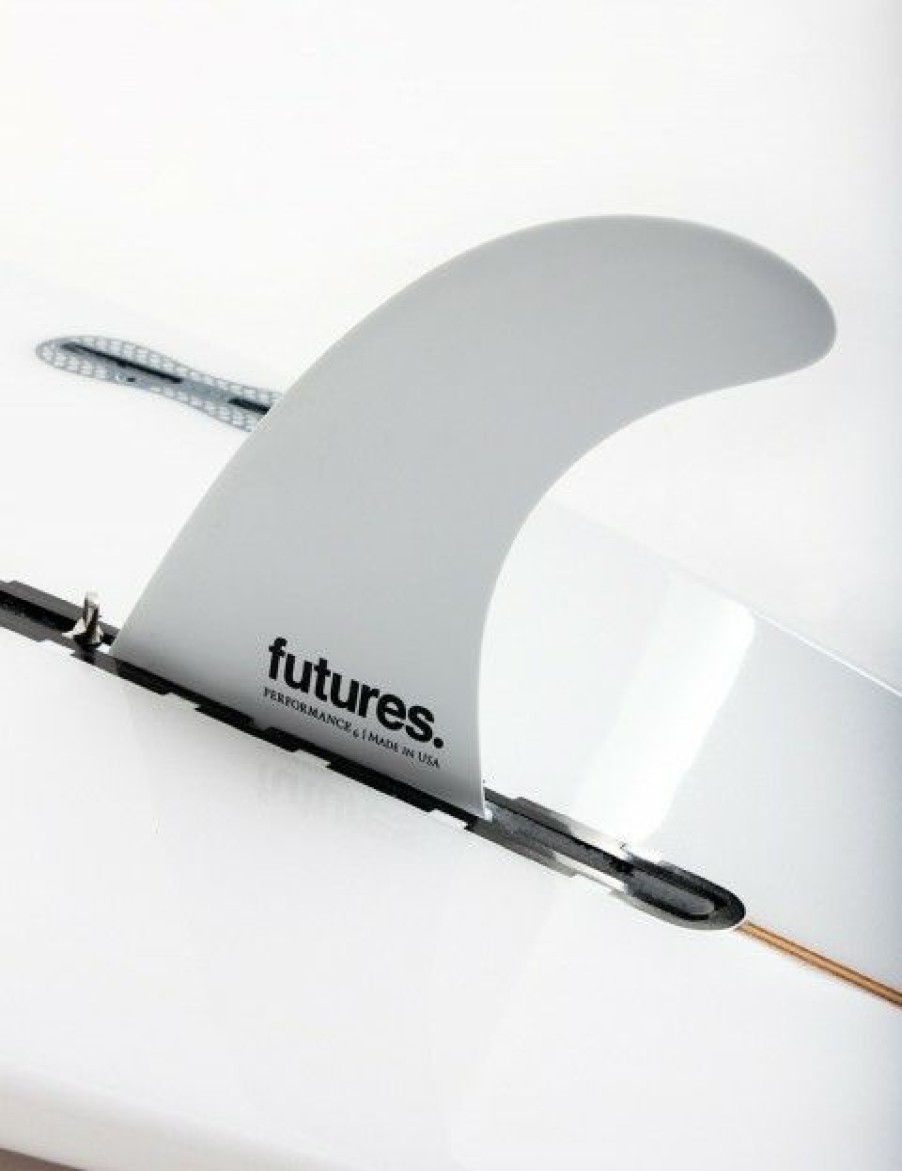 New * Bargain Sale Futures Performance Thermotech 6.0 Longboard Fin White