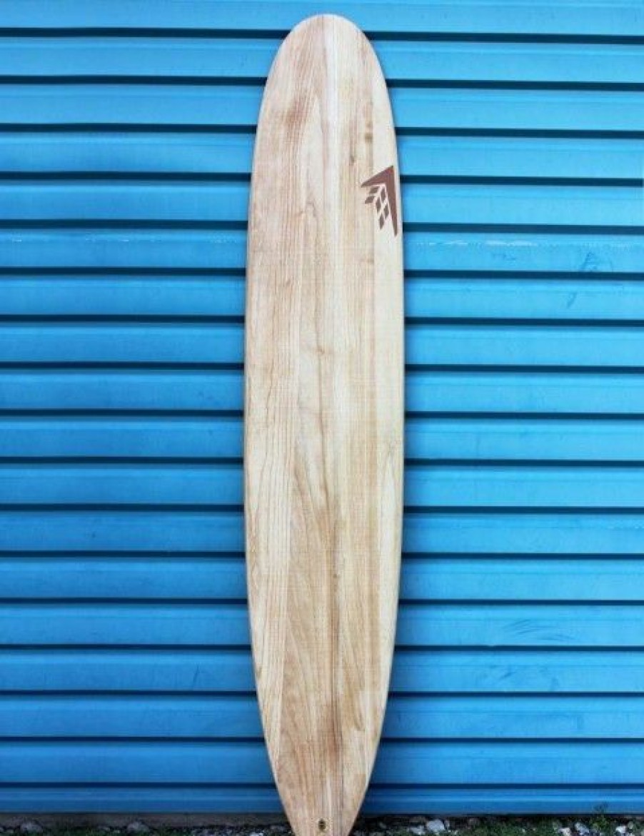 Clearance * Outlet Firewire Timbertek Gem Surfboard 9Ft 8 Single Fin Natural Wood