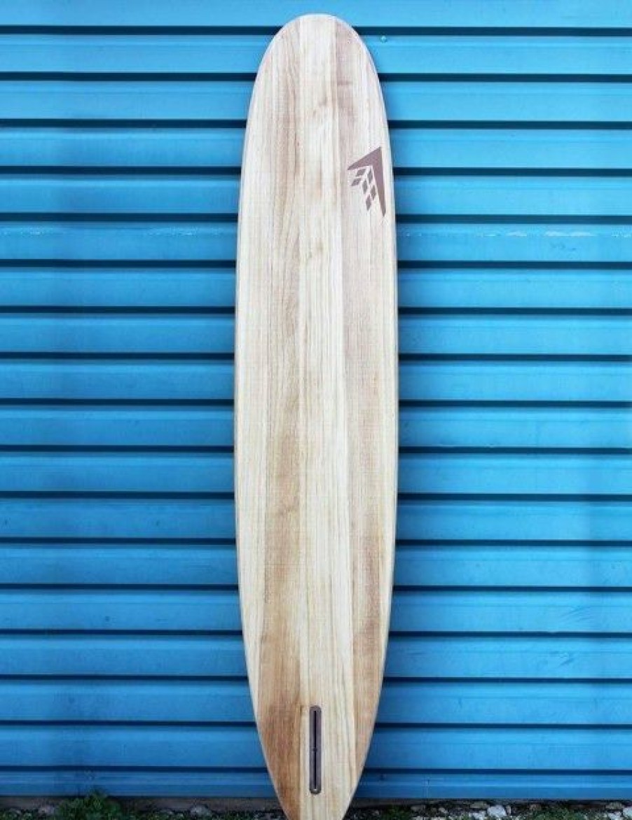 Clearance * Outlet Firewire Timbertek Gem Surfboard 9Ft 8 Single Fin Natural Wood