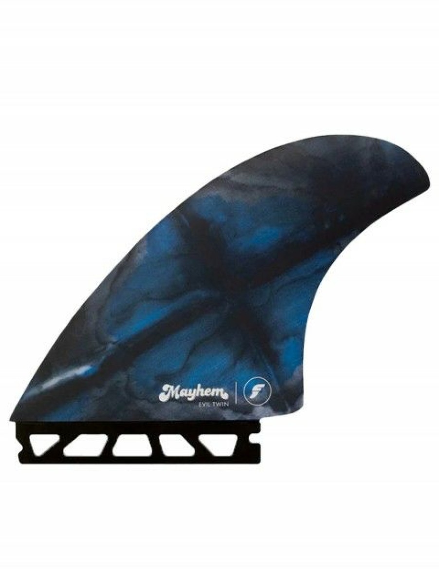 Online * Outlet Futures Mayhem Honeycomb 2 + 1 Fins Large Blue/Black