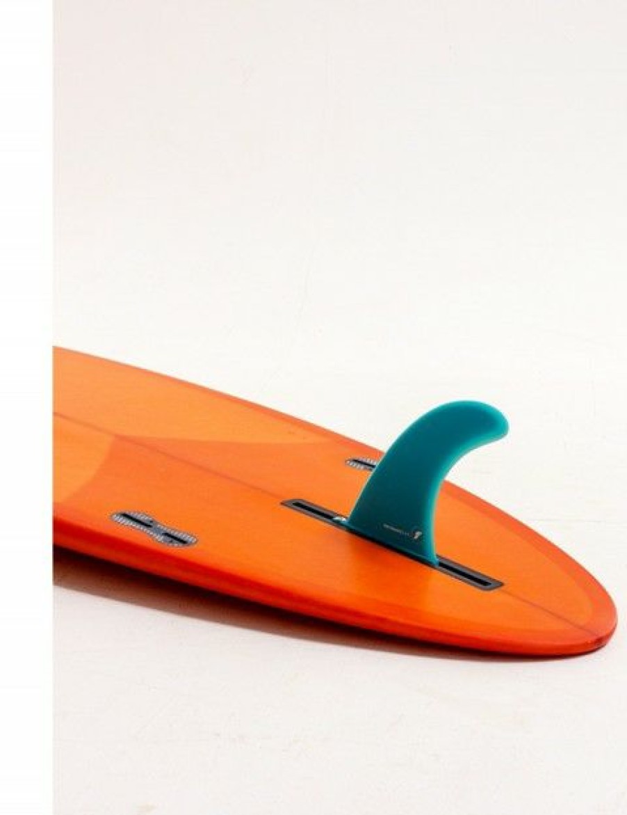 New * Latest Futures Performance Fibreglass 6.0 Longboard Fin Teal