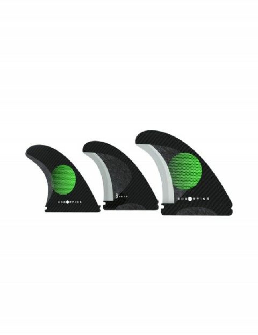 Best * Best Choice Endorfins Slater Ks1 Futures Tri Fins Small Black/Green