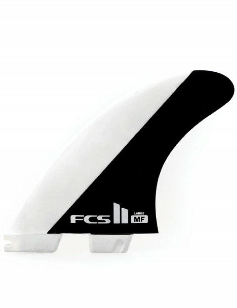 Best * Premium Fcs Ii Mick Fanning Pc Tri Fins Medium Black/White