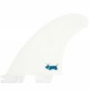 Hot * Clearance Fcs Ii Skindog Pc Side Byte Fins Medium White