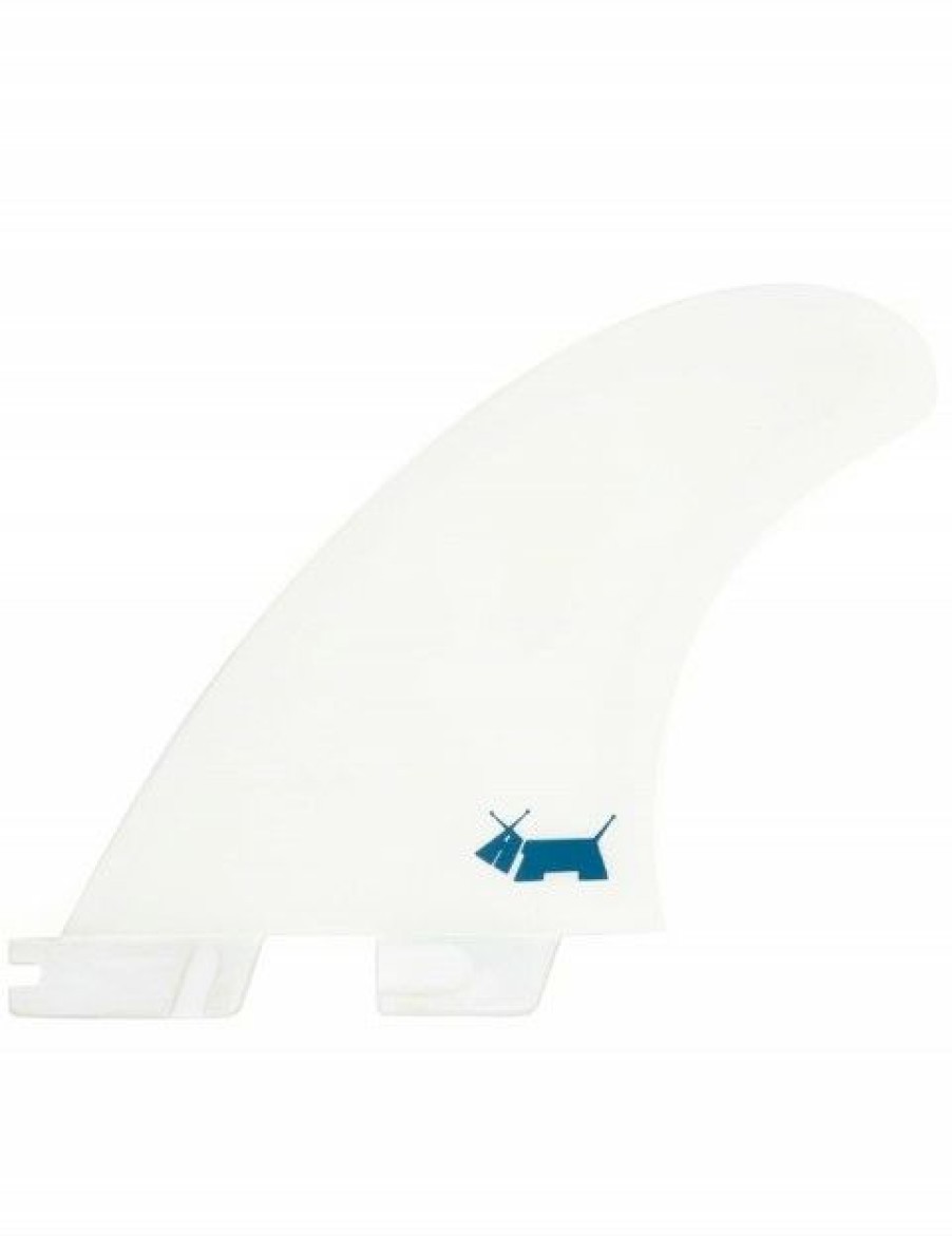 Hot * Clearance Fcs Ii Skindog Pc Side Byte Fins Medium White