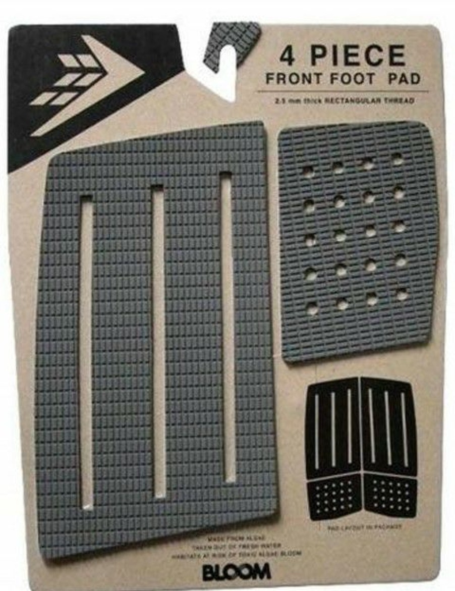 New * Clearance Firewire Front Deck 4 Piece Front Foot Pad Charcoal