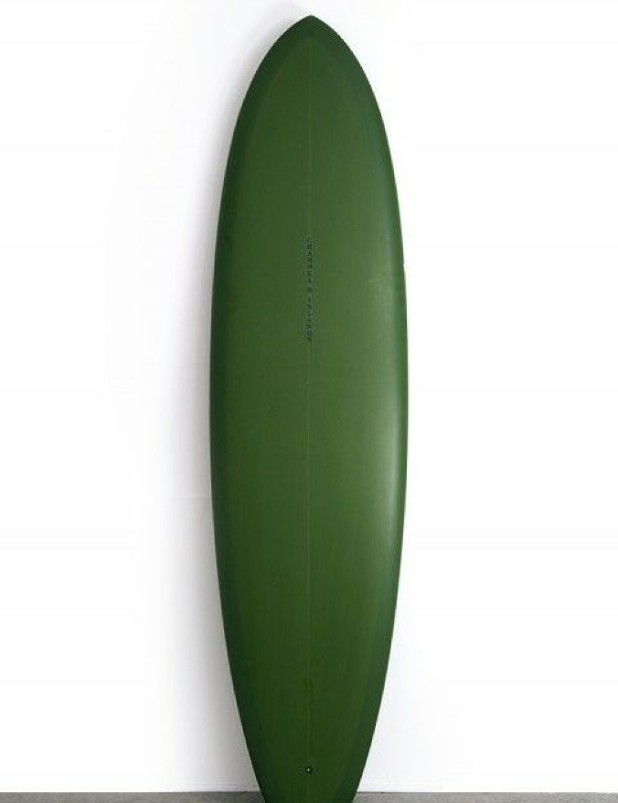 Wholesale * Hot Sale Channel Islands Tri Plane Hull Surfboard 6Ft 9 Olive Resin Tint