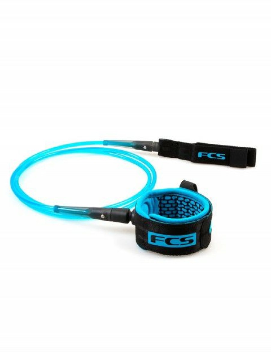 Online * Best Choice Fcs All Round Essential Surfboard Leash 8Ft Blue/Black