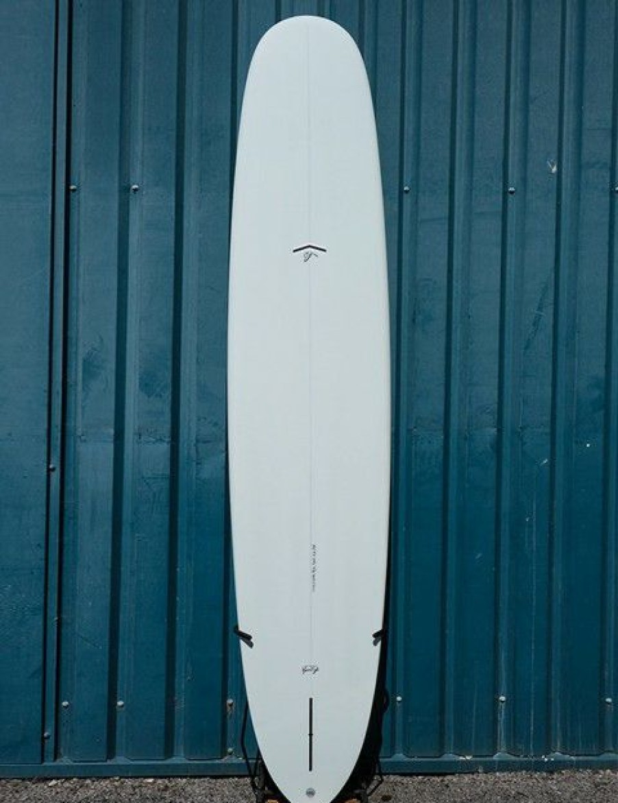 Online * Cj Nelson Designs Low Price Cj Nelson Thunderbolt Silver Neo Classic Surfboard 9Ft 5 Sage Green