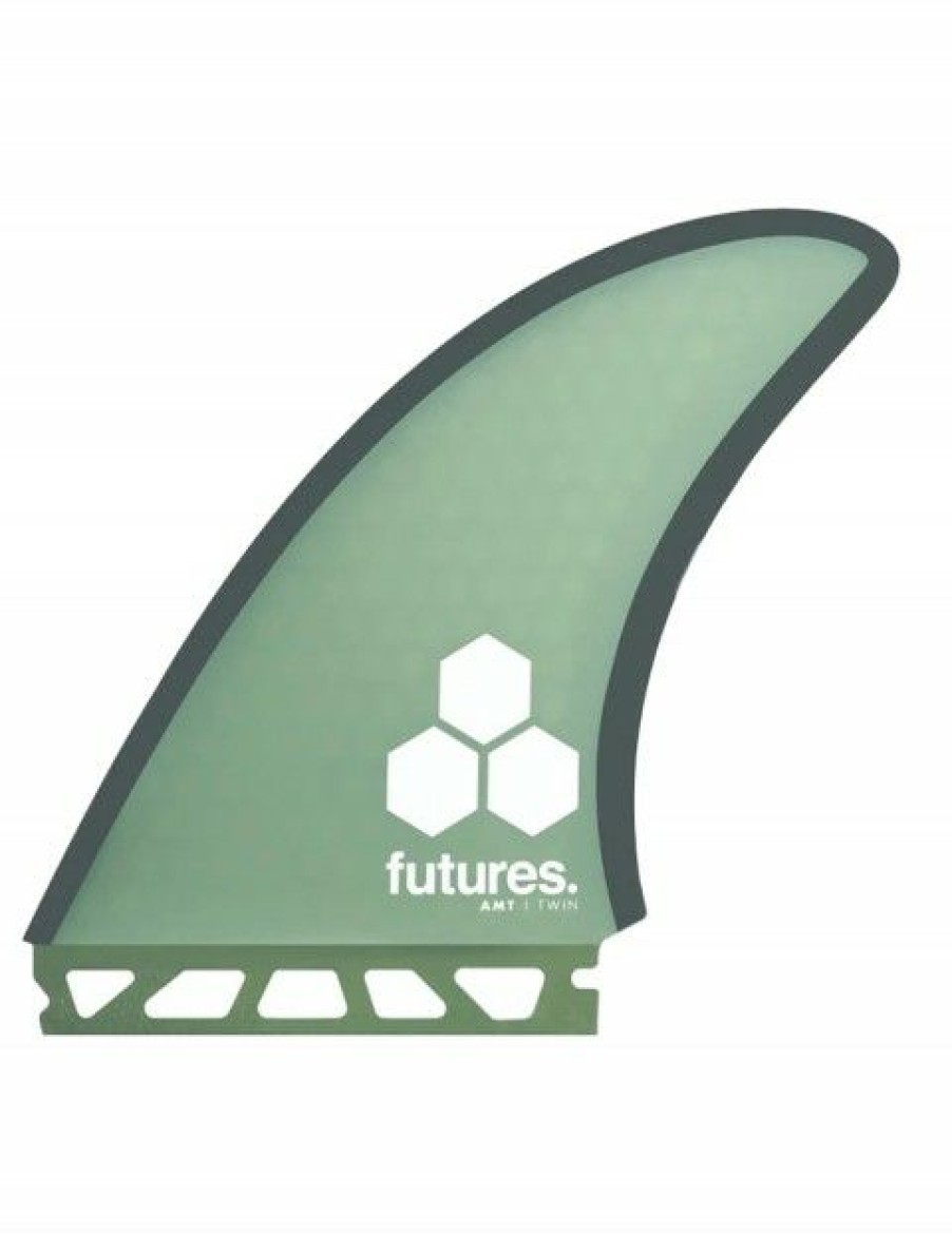 Hot * New Arrivals Futures Amt Hc Twin Fin + Trailer Large Green/Gray