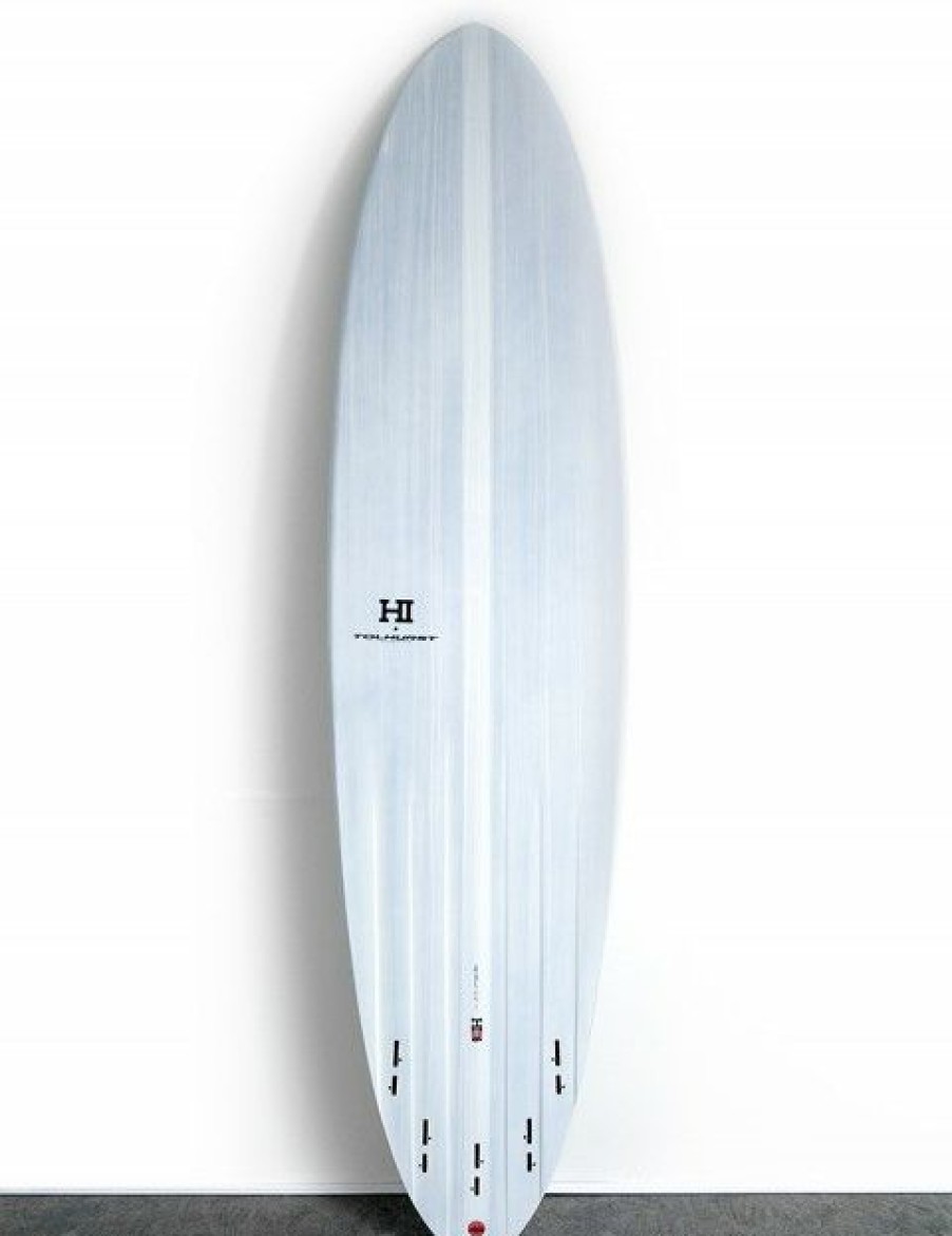 Clearance * Harley Ingleby Series Exclusive Harley Ingleby Thunderbolt Red Mid 6 Surfboard 7Ft 6 White