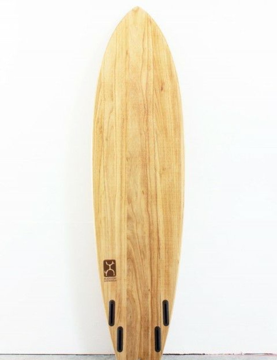 Clearance * Premium Firewire Timbertek Seaside & Beyond Surfboard 6Ft 10 Futures Natural Wood