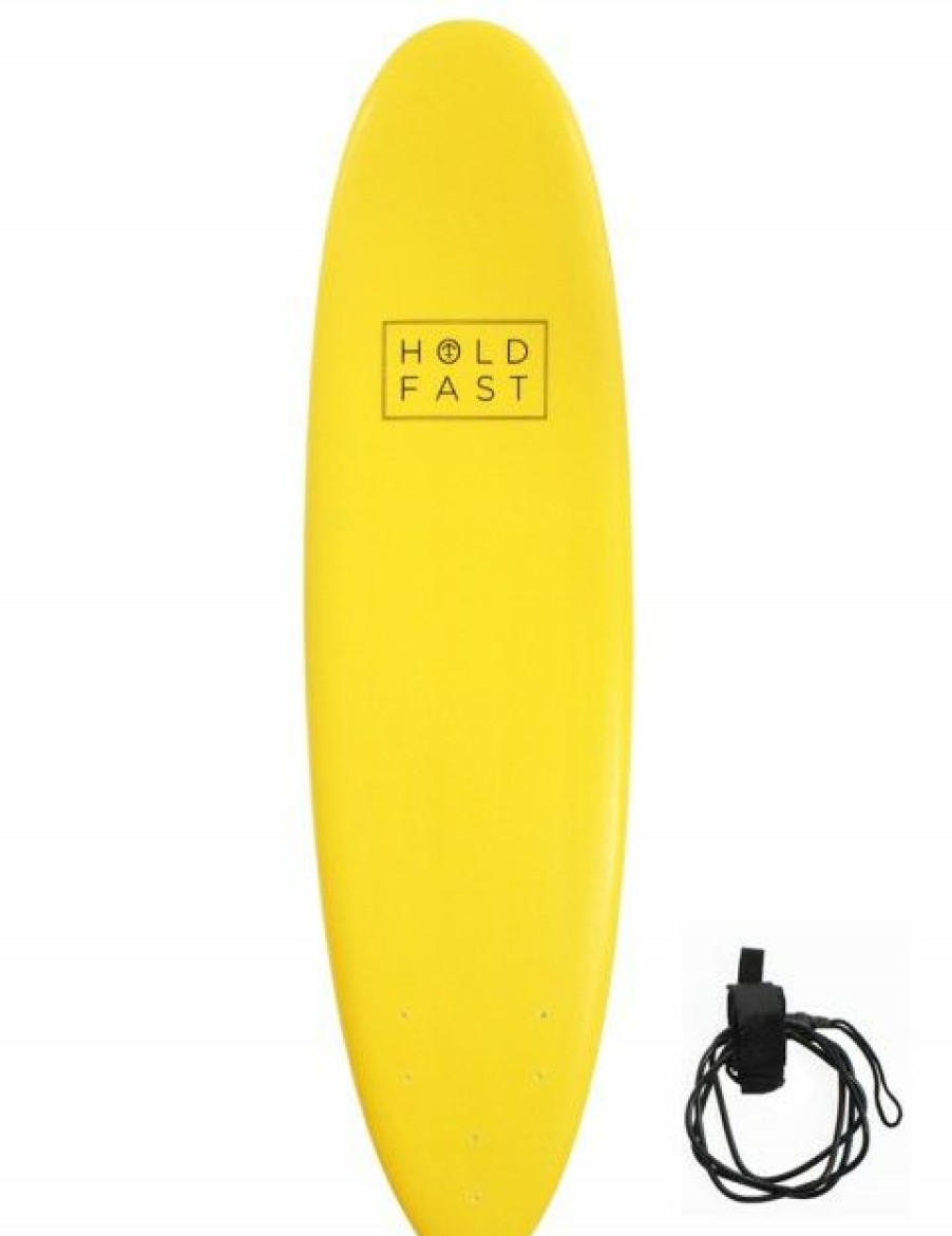 Online * Classical Hold Fast Kids Foam Surfboard 6Ft 2 Yellow