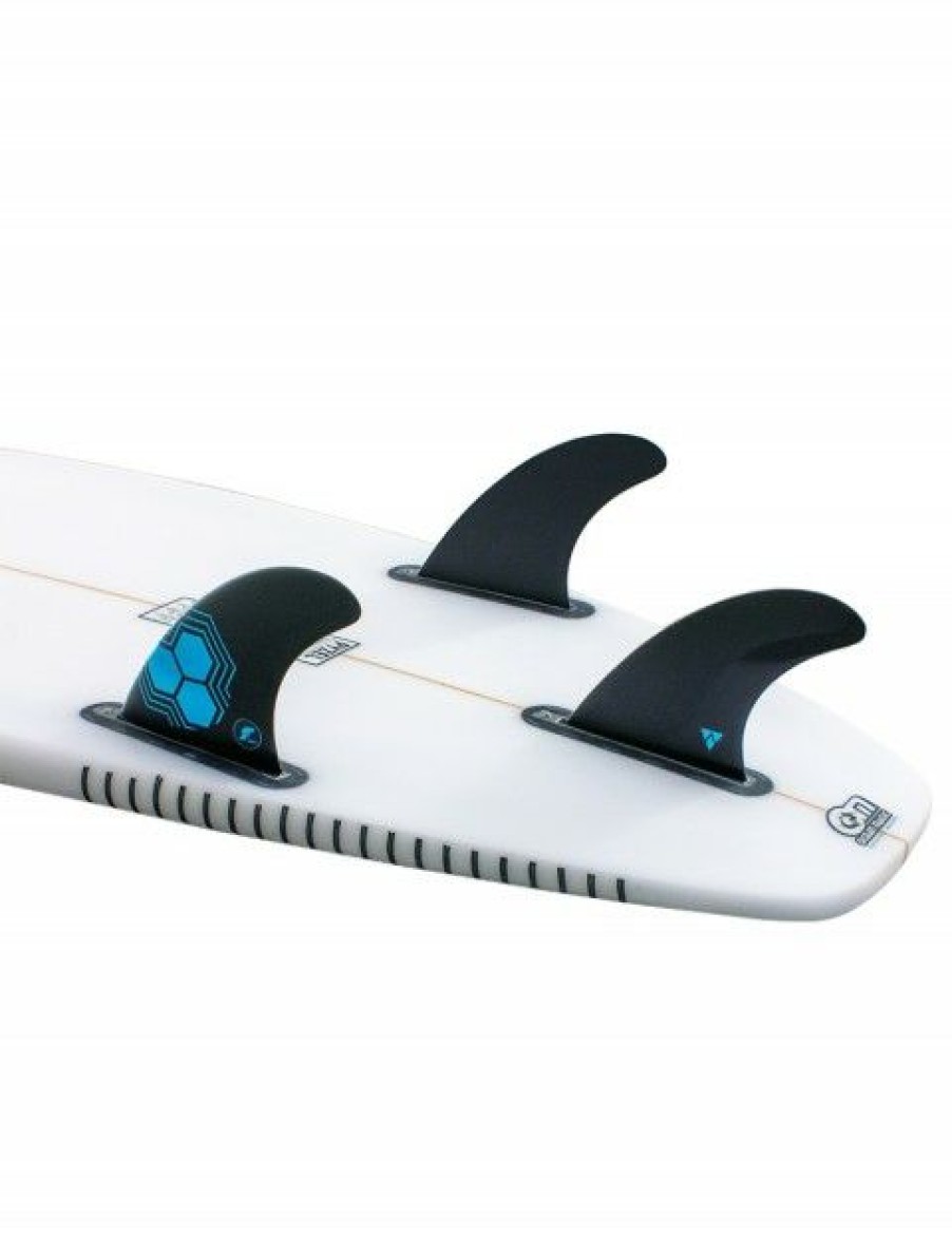 Best * Exclusive Futures Am1 Alpha Tri Fins Medium Carbon/Blue