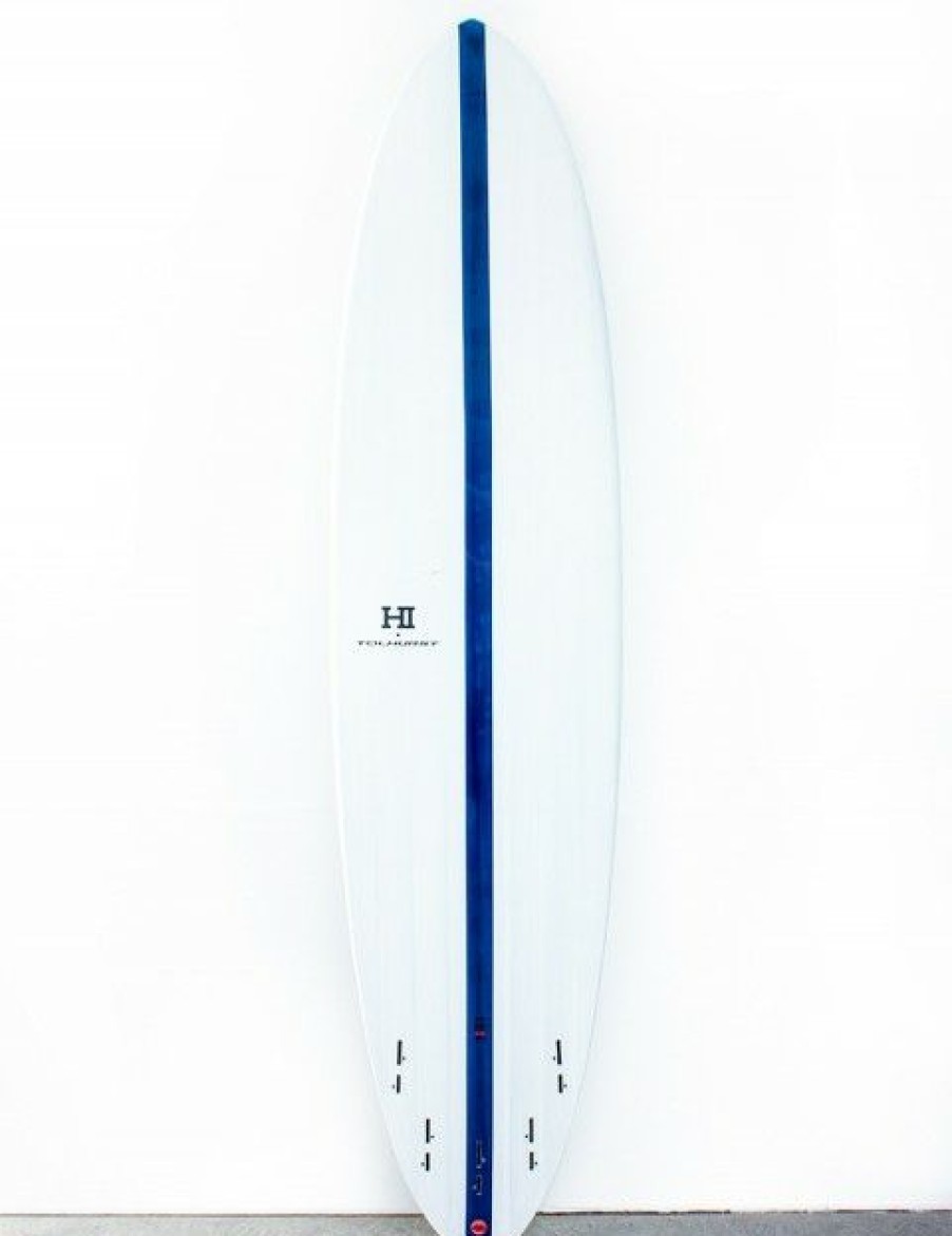 Online * Harley Ingleby Series Discount Store Harley Ingleby Thunderbolt Red Mid 6 Surfboard 7Ft 10 White/Blue